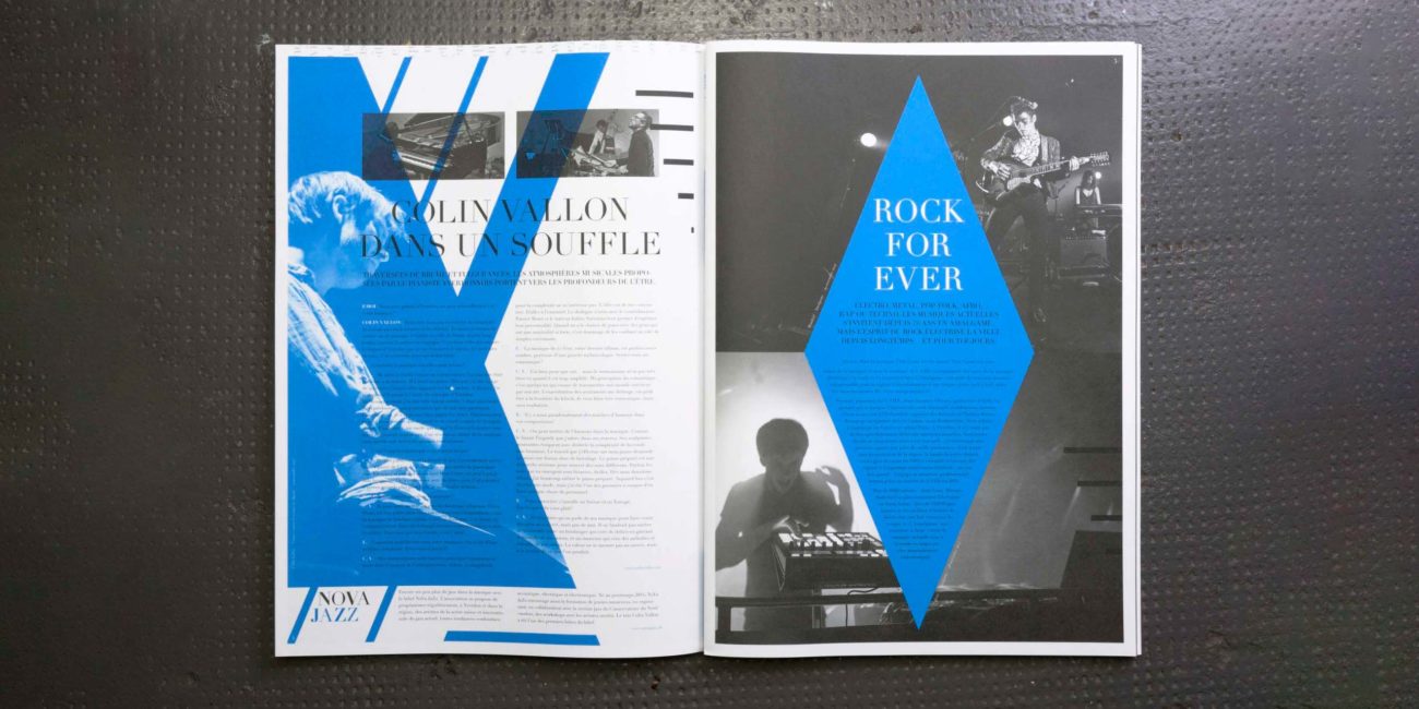book design, magazine emoi, Yverdon-les-Bains, magazine culturel, ©TierSchule
