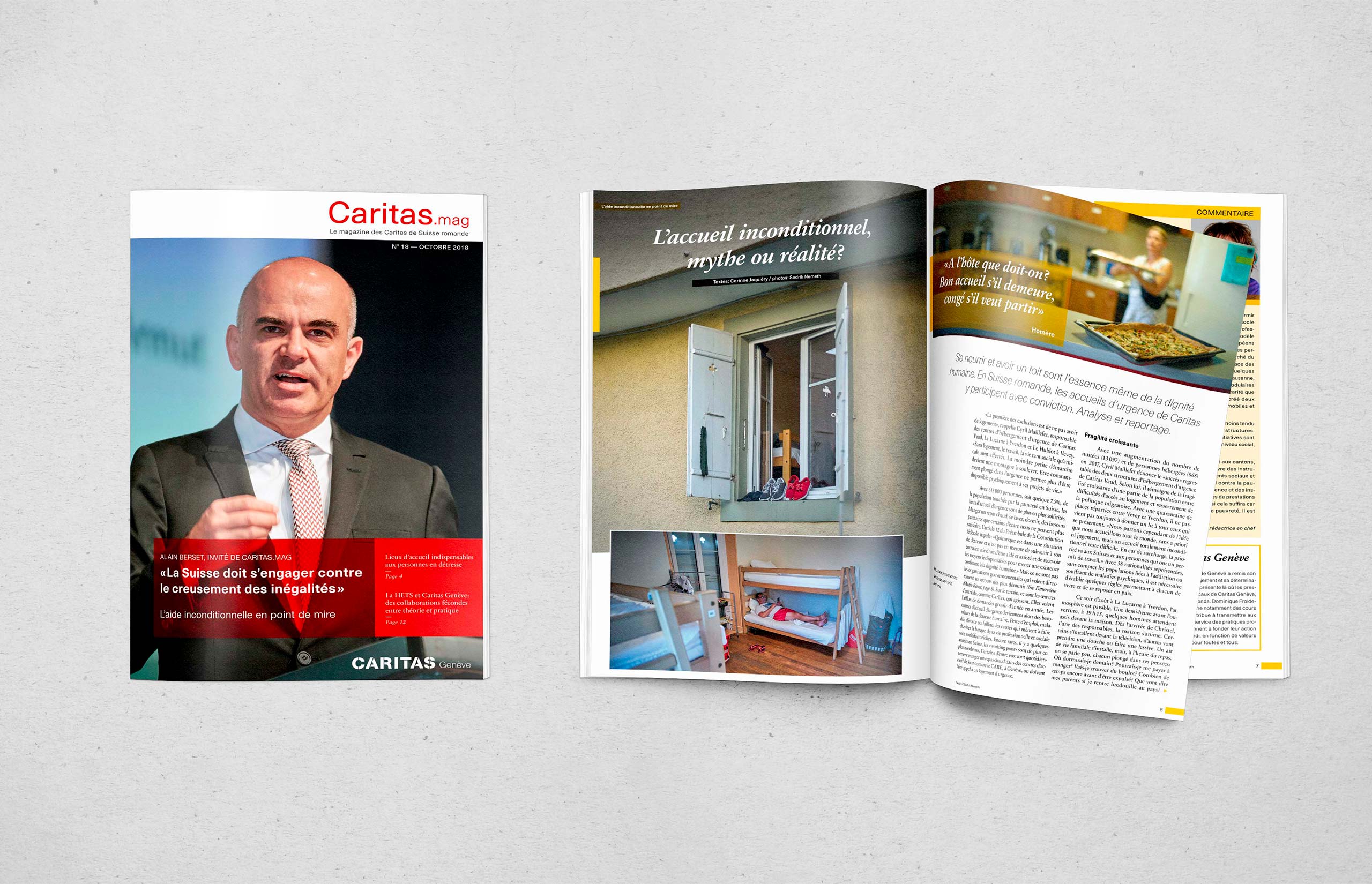 Caritas magazine couverture