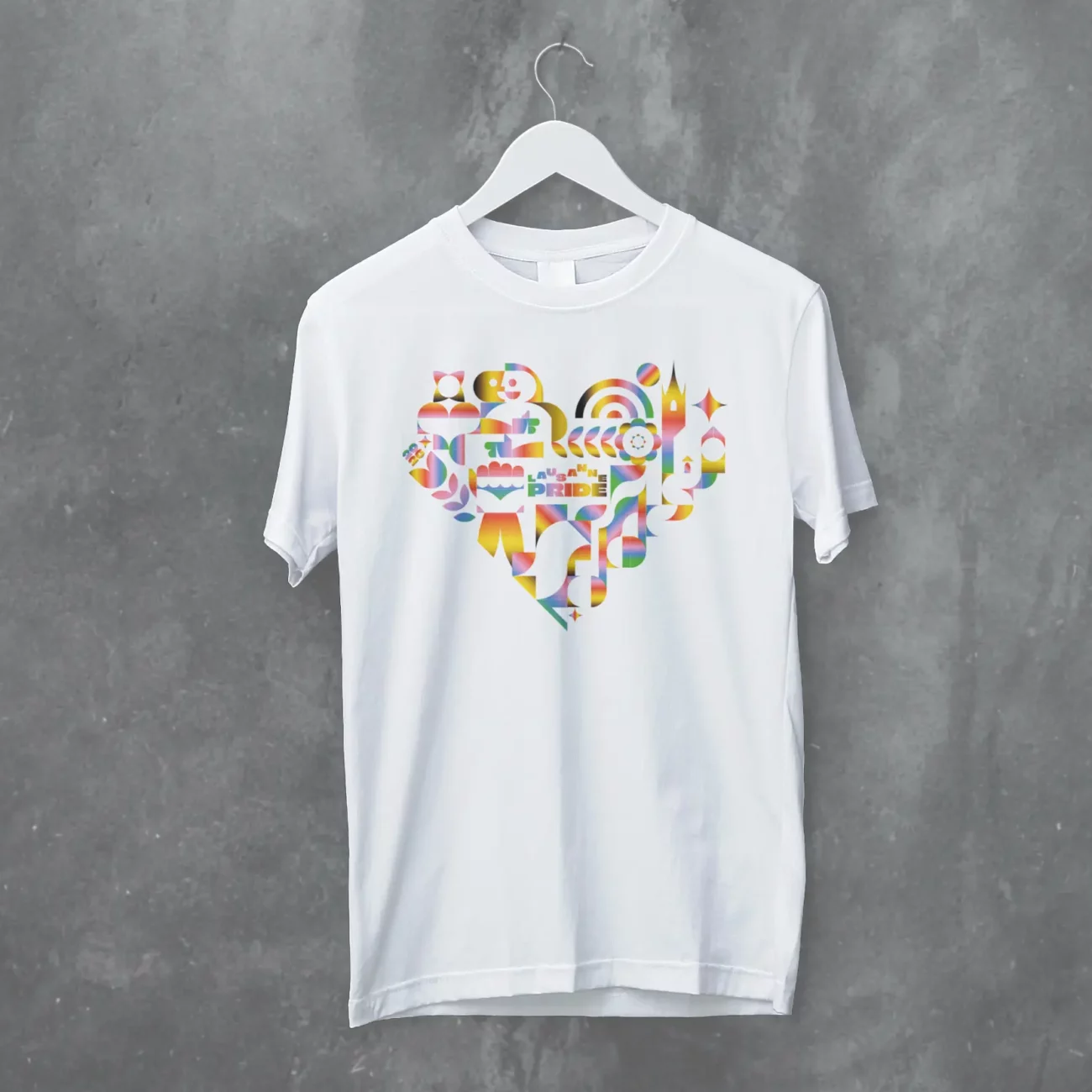 Lausanne Pride T-shirt design